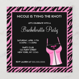 Invitation Dames Night Bachelorée