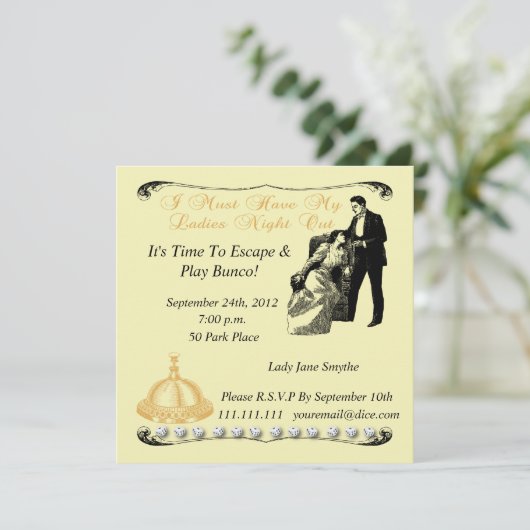 Invitation Dames Night Out (Debout devant)