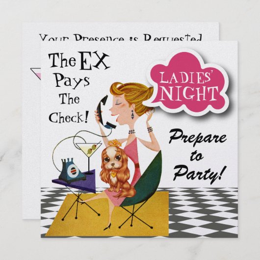 Invitation Dames Night Out - SRF (Devant / Derrière)