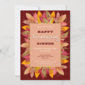 Invitation d'Ami L'automne quitte la Bourgogne (Devant)