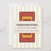 Invitation d'Amical - Modernisme géométrique (Devant)