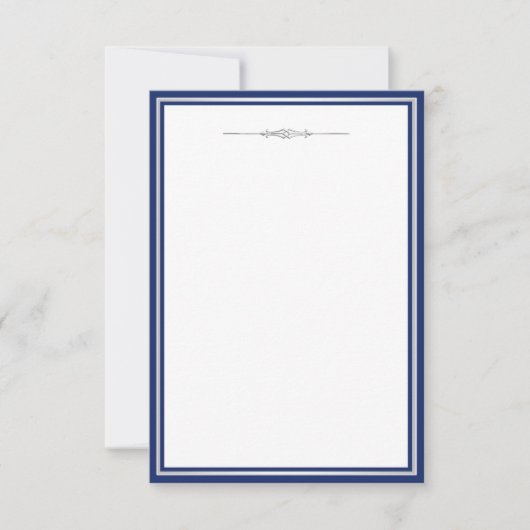 Invitation Damier Royal Bleu (Devant)