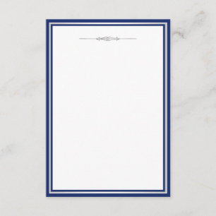 Invitation Damier Royal Bleu