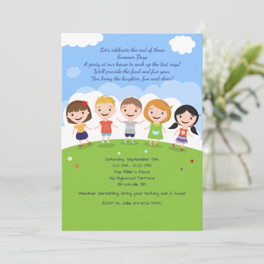 Invitation d'amis (Debout devant)