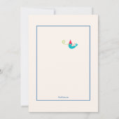 Invitation d'amis d'anniversaire (Dos)