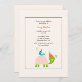 Invitation d'amis d'anniversaire (Devant / Derrière)