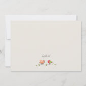 Invitation d'amis plumes (Dos)