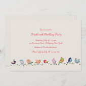 Invitation d'amis plumes (Devant / Derrière)