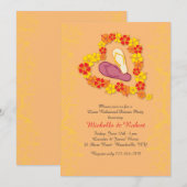 Invitation d'amour Aloha (Devant / Derrière)