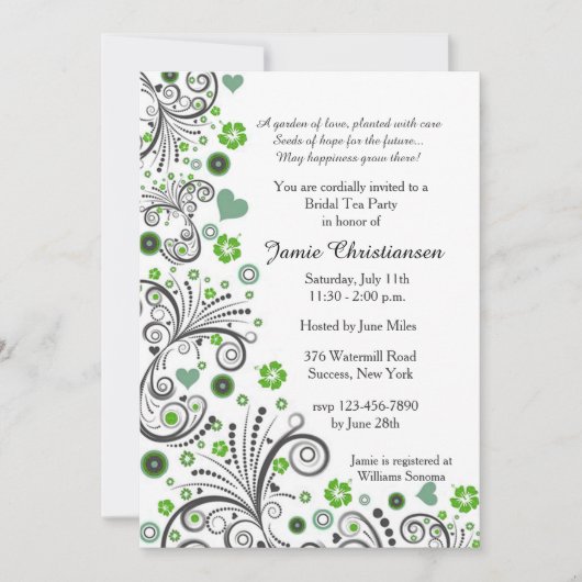 Invitation d'amour de ressort (Devant)