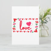 Invitation d'amour pour la Saint-Valentin (Debout devant)