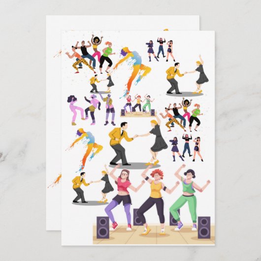 Invitation Dance Annonces (Devant / Derrière)