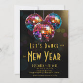 Invitation Dance Disco Nouvel An (Devant)
