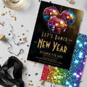 Invitation Dance Disco Nouvel An