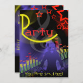 Invitation Dance Party V3 (Devant / Derrière)