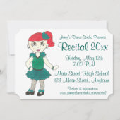 Invitation Dance School Studio Annual Considérant Show Show (Devant)