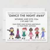 Invitation Dance School Studio Annual Considérant Show Show (Devant)