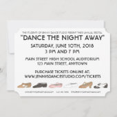 Invitation Dance School Studio Annual Considérant Show Show (Devant)