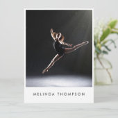 Invitation Dancer Choreographer Comp Card 5 Photo Headshot (Debout devant)