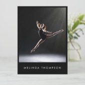 Invitation Dancer Choreographer Comp Card 5 Photo Headshot (Debout devant)