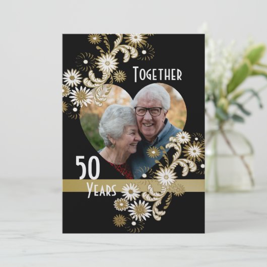 Invitation Dancing Daisies 50e Anniversaire (Debout devant)