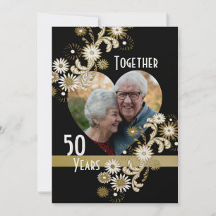 Invitation Dancing Daisies 50e Anniversaire