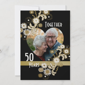 Invitation Dancing Daisies 50e Anniversaire