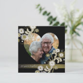 Invitation Dancing Daisies/ Anniversaire Doré (Debout devant)