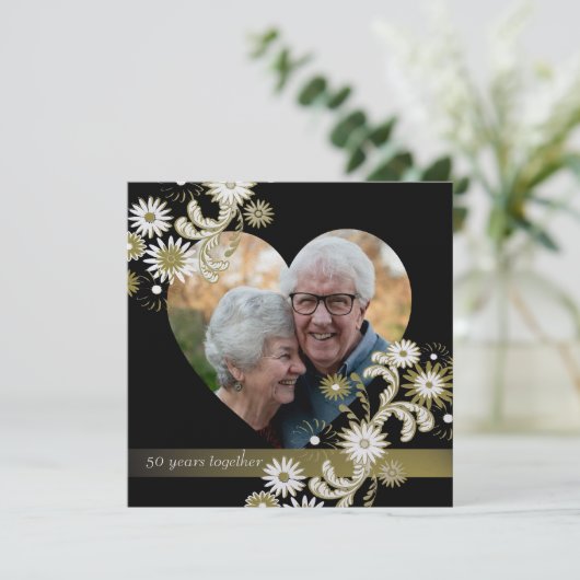 Invitation Dancing Daisies/ Golden Anniversary (Debout devant)