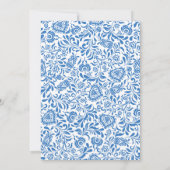 Invitation Dancing Queen Disco Ball Blue Tile Fête des mariée (Dos)