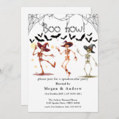 Invitation Dancing Skeleton Cowboy Halloween Casquette (Devant / Derrière)