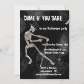 Invitation Dancing Skeleton Halloween (Devant)