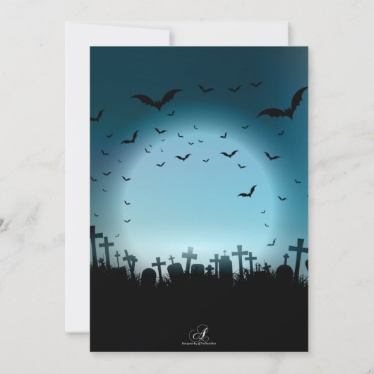 Invitation Dancing Skeletons Halloween Costume Party (Dos)