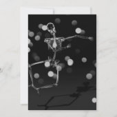 Invitation Dancing X-Ray Skeleton - Noir & Blanc (Devant)