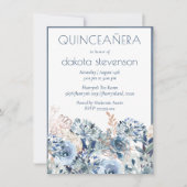Invitation Dandelion Floral | Muet Bouquet Quiceanera (Devant)