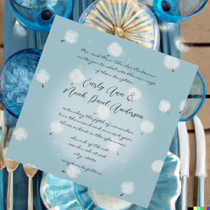 Invitation Dandelion lunaire