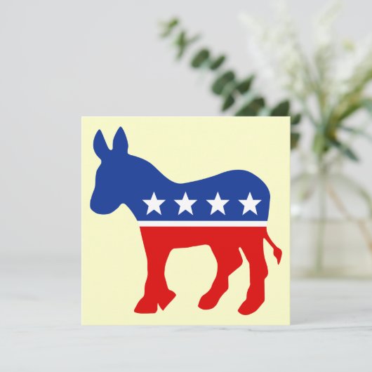 Invitation d'âne de Démocrate (Debout devant)