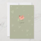 Invitation d'ange de la Saint-Valentin (Dos)