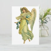 Invitation d'ange de Noël victorien (Debout devant)