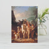 Invitation Daniel Boone escortant des colons  (Debout devant)