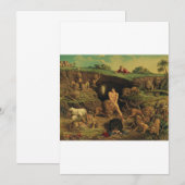 Invitation Daniel dans la fosse aux lions (Devant / Derrière)