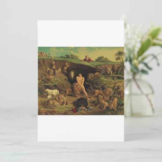 Invitation Daniel dans le Den des Lions (Debout devant)