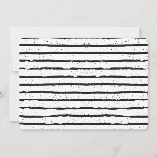 Invitation d'animal de fête de Noël (Dos)