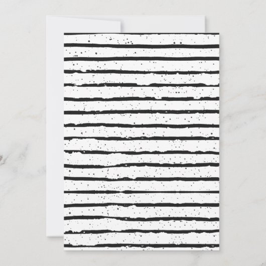 Invitation d'animaux de fête simple moderne (Dos)