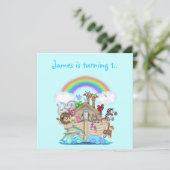 Invitation d'animaux de marque Noahs (Debout devant)