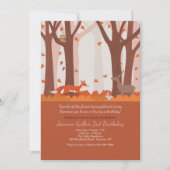 Invitation d'animaux des bois (Devant)