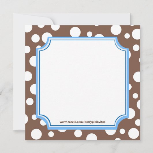 Invitation d'anniversaire (Dos)