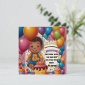 Invitation d'anniversaire (Debout devant)