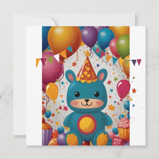 Invitation d'anniversaire (Dos)