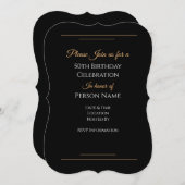 Invitation d'anniversaire (Devant / Derrière)
